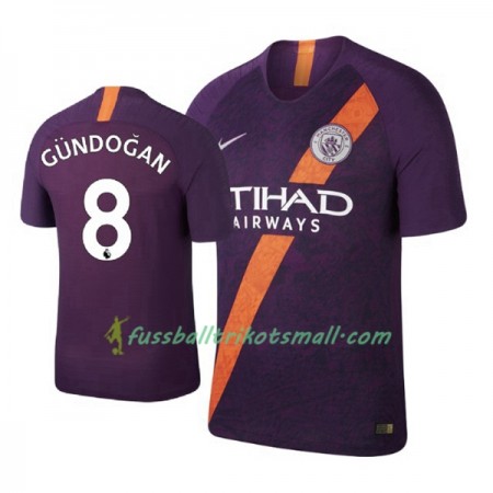 Fußballtrikots Manchester City Gundogan 8 2018-2019 Kurzarm Ausweichtrikot kaufen
